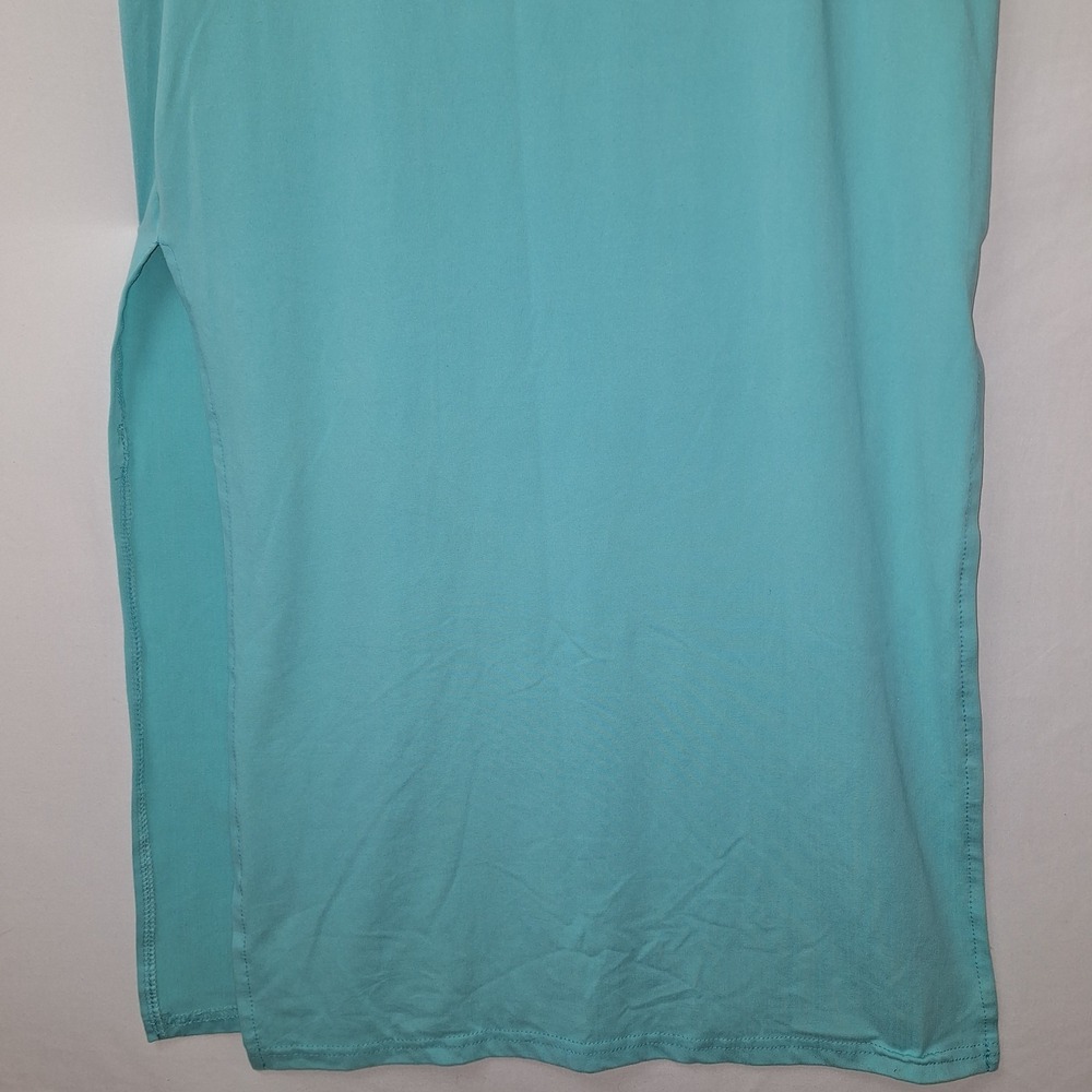 White Mark Cameron Maxi Dress Mint S Teal Racerback Slim Fit Beachwear Coastal View 4